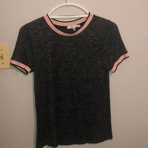 short sleeve black and pink shirt!